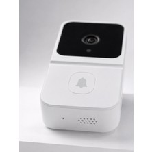 MiraLive Beyaz Wi-Fi Akıllı Görüntülü Kapı Zili Hd Kamera, Gece Görüşü ve Telefon Bildirimli Kablo