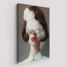 Trezon Modern Gerçeküstü Kadın Sanatı Kanvas Tablo, Pop Art Kanvastablo SANATI-5212