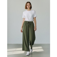 Stil Kuşağı Ayrobin Pantolon Bol Paça