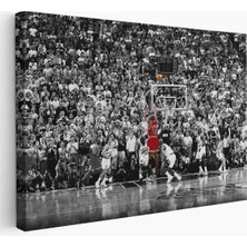 Trezon Michael Jordan Üçlük Şutu Kanvas TABLO-5139