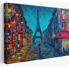 Trezon Fransa Paris Sokakları Duvar TABLOSU-1219