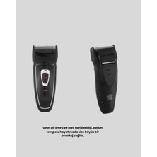 Renas Store Uzun Pil Ömürlü Şarjlı Tıraş Makinesi – Hızlı Şarj, Ergonomik Tasarım, Çok Yönlü Kullanım