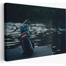Trezon Motosiklet Kanvas Tablo, Büyük Kanvas Tablo, Motosiklet Sürücüleri Için Bir HEDIYE-5379