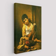 Trezon Iranlı Ressam Morteza Kartouzıan Garip Çocuk Eseri Duvar TABLOSU-6088