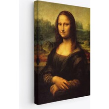 Trezon Leonardo Da Vinci'nin Ünlü Eseri Mona Lisa Kanvas TABLOSU-5126