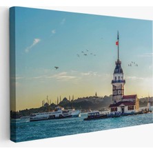 Trezon Kızkulesi Dekoratif Kanvas TABLO-6512