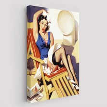 Trezon Sailor Pin Up Dekoratif Duvar Tablosu - Denizci KIZ-6459