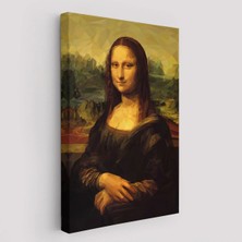 Trezon Mona Lisa Leonardo Da Vinci Tablosu Dekoratif Kanvas Duvar TABLOSU-5955