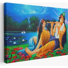 Trezon Hindistanlı Aşıklar Dekoratif Duvar TABLOSU-3472