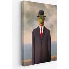 Renee Magritrezon-Drpkanvase'in Adamın Oğlu Isimli Eseri Kanvas TABLO-5132