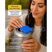 MixmioLife Içecek Kutu Açma Aparatı Tırnak Koruyucu Kutu Kapağı Gaz Koruyucu 2 Adet