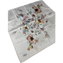 Mim Eşarp ve Şal Emilya Rayon Çiçek Desenli Eşarp 90X90 cm