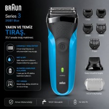 Braun Elektrikli Sakal Şekillendirici ve Tıraş Makinesi 310BT Mat Siyah Islak ve Kuru Kullanım Özelliği
