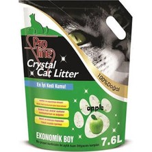 Bezos Elma Aromalı Kristal Kedi Kumu 2x7,6 Lt
