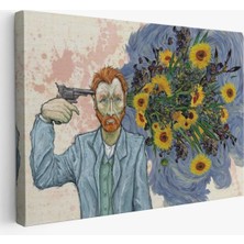 Trezon Vincent Van Gogh Gerçeküstü Intahar TABLOSU-6659