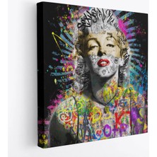 Trezon Marilyn Monroe Sokak Sanatı Kanvas Tablo Street Art GRAFFITI-5893