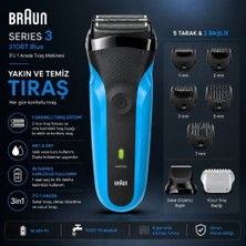 Braun Elektrikli Sakal Şekillendirici ve Tıraş Makinesi 310BT Mat Siyah Islak ve Kuru Kullanım Özelliği