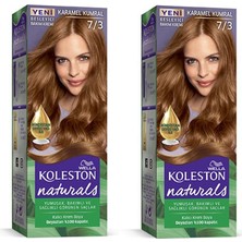 Wella Koleston Naturals Saç Boyası Karamel Kumral 7/3 2x Paket