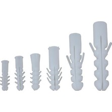 Bezos Plastik Dubel Beyaz 12 mm ( 50 Adet )