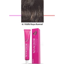 Premium 6.1 Küllü Koyu Kumral - Kalıcı Krem Saç Boyası 50 G Tüp