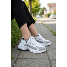 TeknoKapsül Soho Buz-Beyaz-Siyah-Y Kadın Sneaker 18802