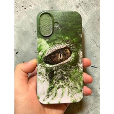 Teknoba Store Iphone 17 Uyumlu Timsah Gözü Desenli Kılıf