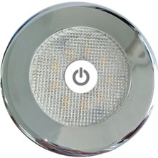 Empressco Tekne, Yat, Karavan Aydınlatması Lambası Ankastre LED Spot No.1 Krom On/off