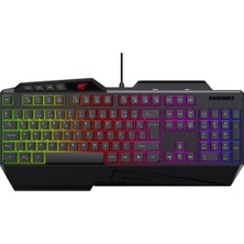 TeknoKapsül Havit Gamenote KB488L Rgb Aydınlatmalı Oyuncu Klavyesi - Telefon Tutuculu - Türkçe Q