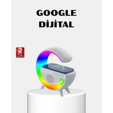 Uravas Store Rgb Işıklı Kablosuz Şarjlı Hoparlör – Fm Radyolu Akıllı Gece Lambası