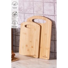 TeknoKapsül Karaca Stark 2'li Bambu Kesme Tahtası 28/33 cm 153.03.07.8901