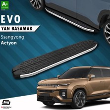 Drs Tuning S-Dizayn Ssangyong Actyon Evo Krom Yan Basamak 183 cm 2024 Üzeri A+ Kalite