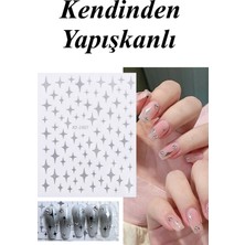 Easy Beauty Nail Art Sticker Kendinden Yapışkanlı, Tırnak Süsleme, Tırnak Dövmesi Stikır