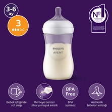 TeknoKapsül Philips Avent Doğal Tepkili Biberon Pp, 260ML, 3-6 Ay, SCY903/01