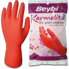 Uravas Store Mey Ithalat® Beybi Karmelita Bulaşık Eldiveni No:8