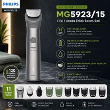 Philips All-In-One Trimmer 5000 Serie MG5923/15 11'i 1 Arada Erkek Bakım Seti