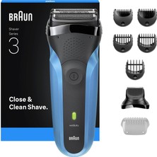 Braun Elektrikli Sakal Şekillendirici ve Tıraş Makinesi 310BT Mat Siyah Islak ve Kuru Kullanım Özelliği