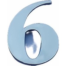 Uravas Store Mey Ithalat® Cemax Villa Boy 6 Rakamı 8,5 cm Yapışkanlı