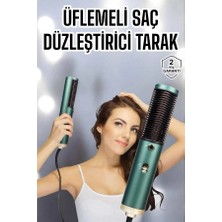 Uravas Store Mey Ithalat® Fön Tarak Saç Düzleştirici Üflemeli Fön Makinesi Sıkı Dişli Taşınabilir