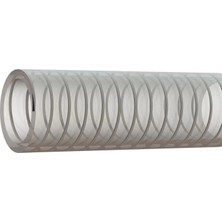 Uravas Store Mey Ithalat® Sertsan 25 mm Şeffaf Çelik Telli Emiş Hortumu 5 Metre