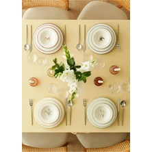 TeknoKapsül Bella Maison Garden Stoneware 12 Parça 4 Kişilik Yemek Takımı Mix