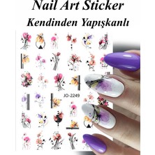 Easy Beauty Nail Art Sticker Kendinden Yapışkanlı, Tırnak Süsleme, Tırnak Dövmesi Stikır