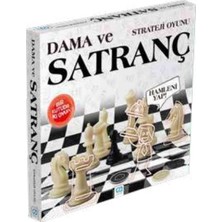 Renas Store Dama ve Satranç Kutulu Oyun