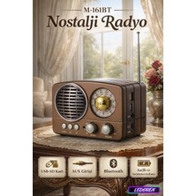 L'edoren Nostaljik Fm Radyo Bluetooth-Usb-Retro Meier M-161BT