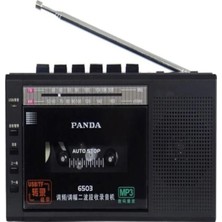 L'edoren Panda 6503 25W Kaset Çalar Radyo Usb/tf  Kaydedici Bant Mikrofon Çok Fonksiyonlu Müzik Çalar