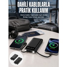 AyrStore Buğz 20.000 Mah LED Işıklı LCD Ekran USB Girişli Type-C Lightning Powerbank Yeni Nesil