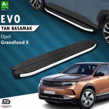 Drs Tuning S-Dizayn Opel Grandland x 2 Hybrid Evo Aluminyum Yan Basamak 183 cm 2024 Üzeri A+ Kalite