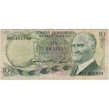Banknoting 6. Emisyon 1. Tertip 10 Lira A85 Çok Temiz(-)
