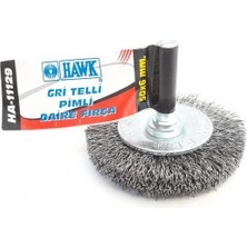 Uravas Store Mey Ithalat® Hawk HA11129 Pimli Gri Tel Daire Fırça 50X6 mm