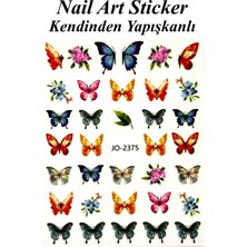 Easy Beauty Nail Art Sticker Kendinden Yapışkanlı, Tırnak Süsleme, Tırnak Dövmesi Stikır
