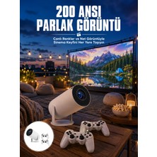 İlkyaz Fashion Full Hd 8 GB Ayaklı Çift Kollu 4K Video Oyun Konsolu Taşınabilir Yeni Nesil